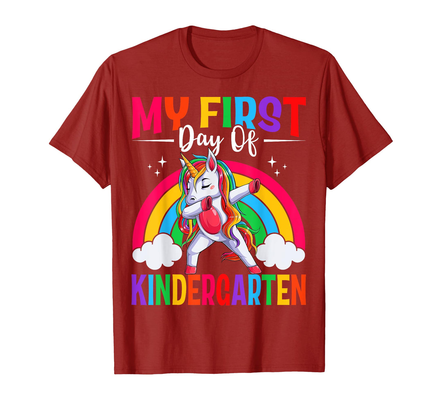 My First Day Of Kindergarten Unicorn Kindergarten Team Girls T-Shirt