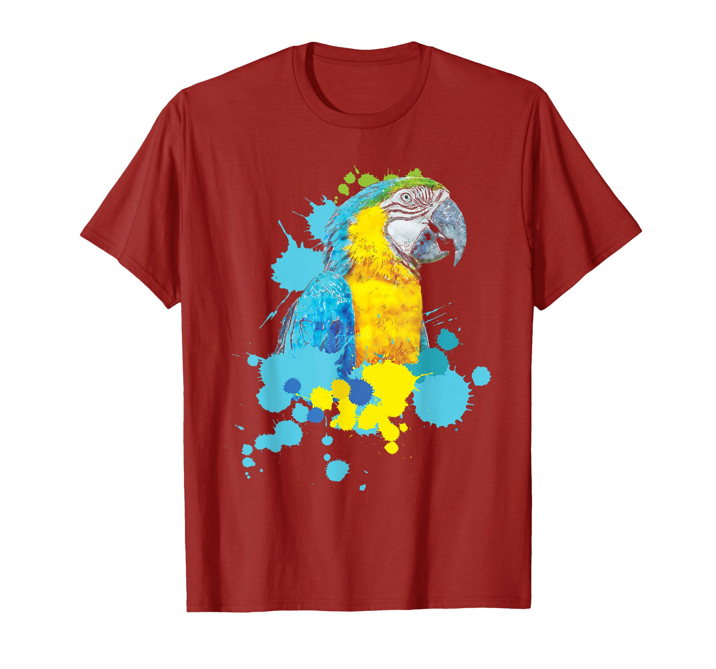 Artistic Macaw Art - Parrot Lover Birdwatcher Zookeeper T-Shirt