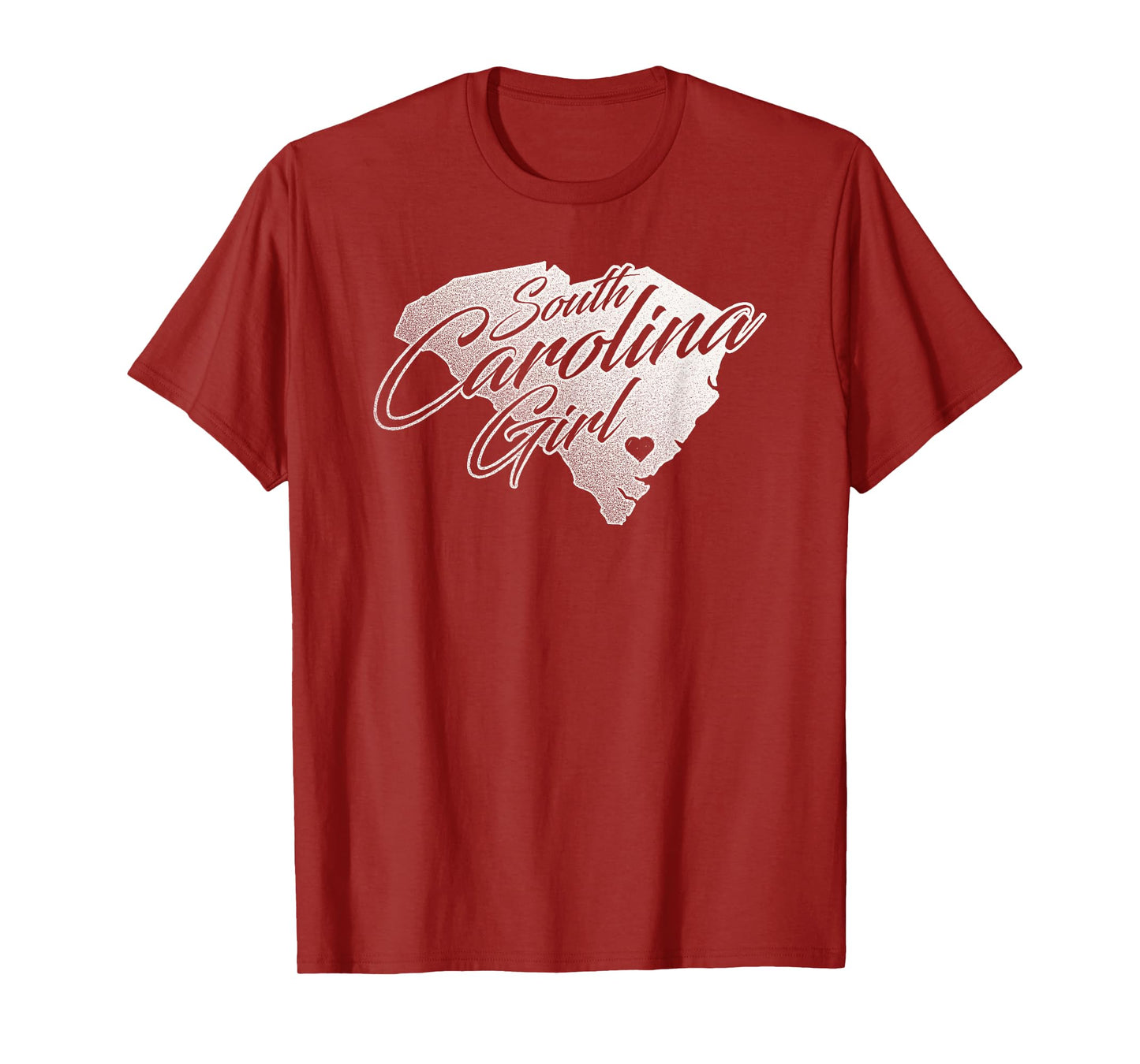 South Carolina Girl Vintage Distressed State Outline Women's T-Shirt