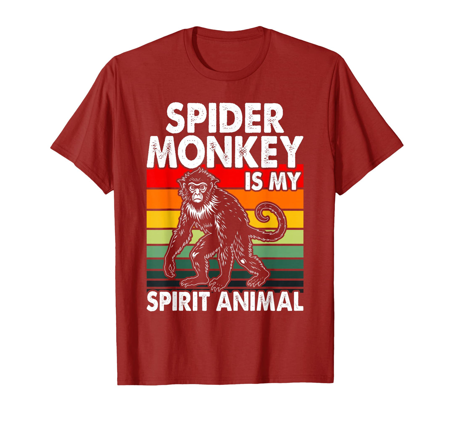 Spider Monkey Retro Vintage T-Shirt