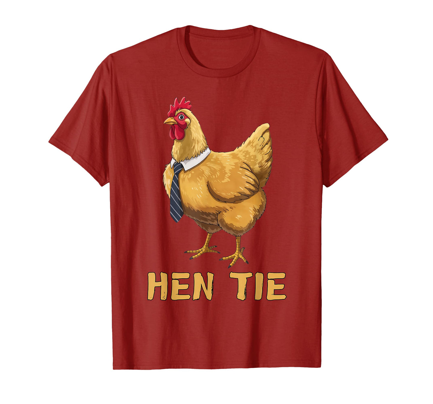 Hen Tie Funny Chicken Anime Lover Shirts Humor Graphic Tees T-Shirt