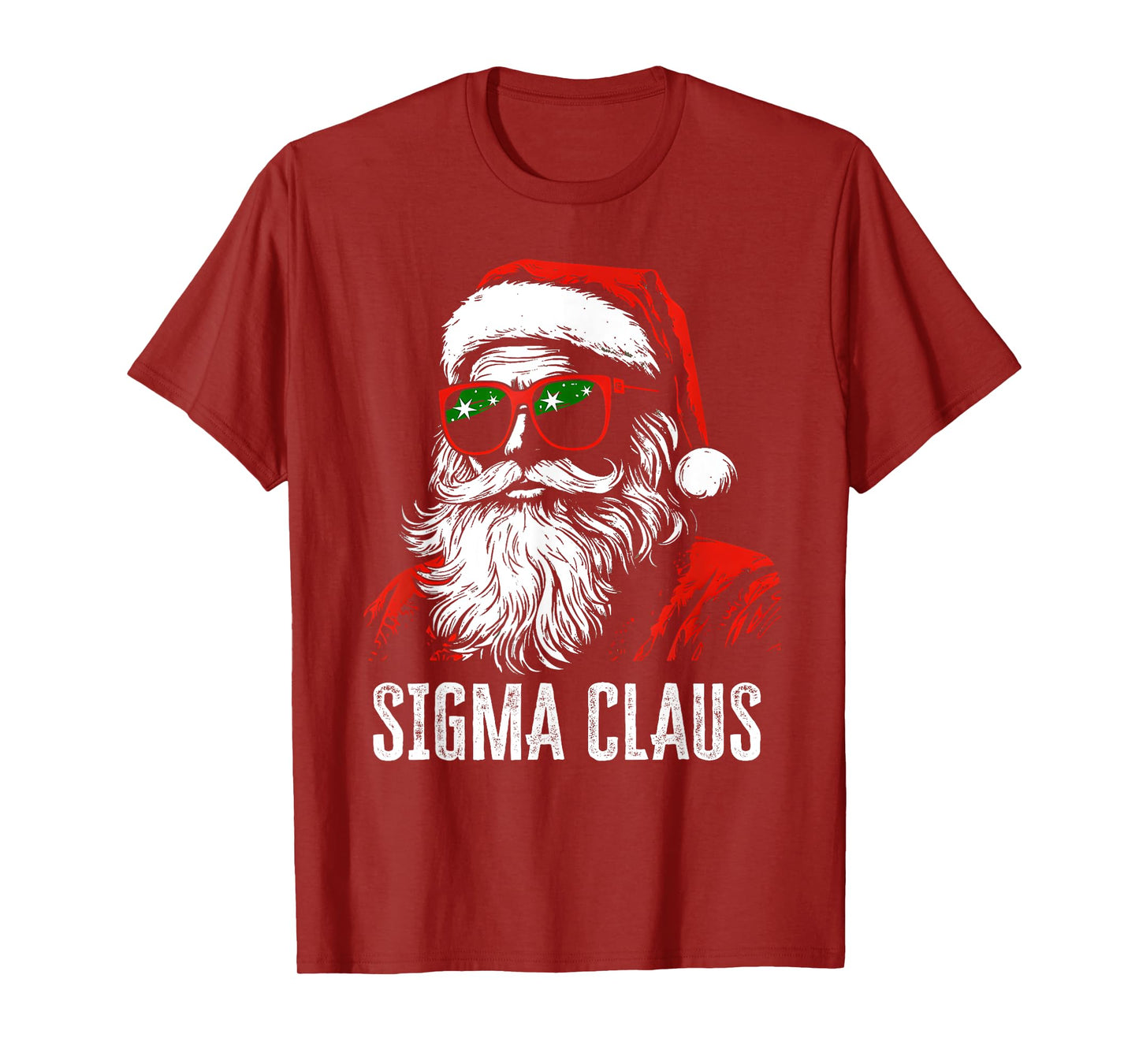 Sigma Claus Santa Funny Christmas Rizz Male The Rizzler Meme T-Shirt