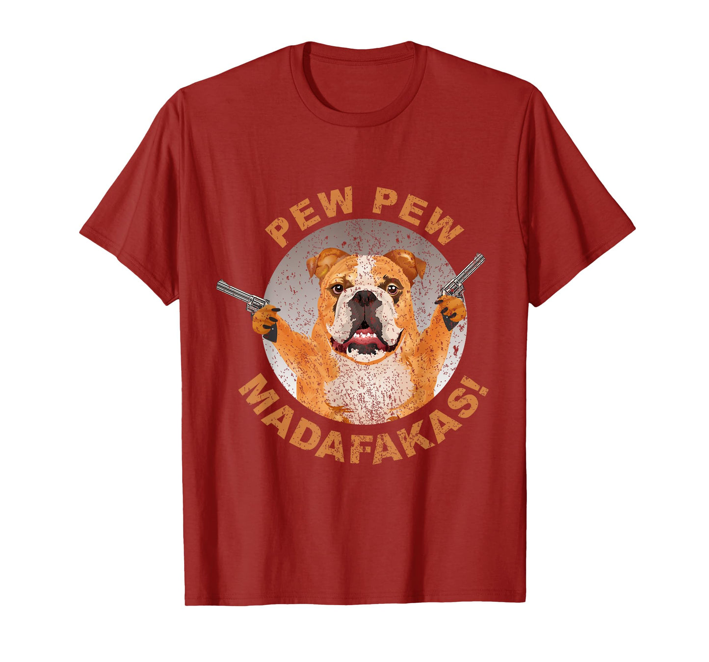 Pew Pew Madafakas Crazy French Bulldog Funny Gamer Gift T-Shirt for Men Women