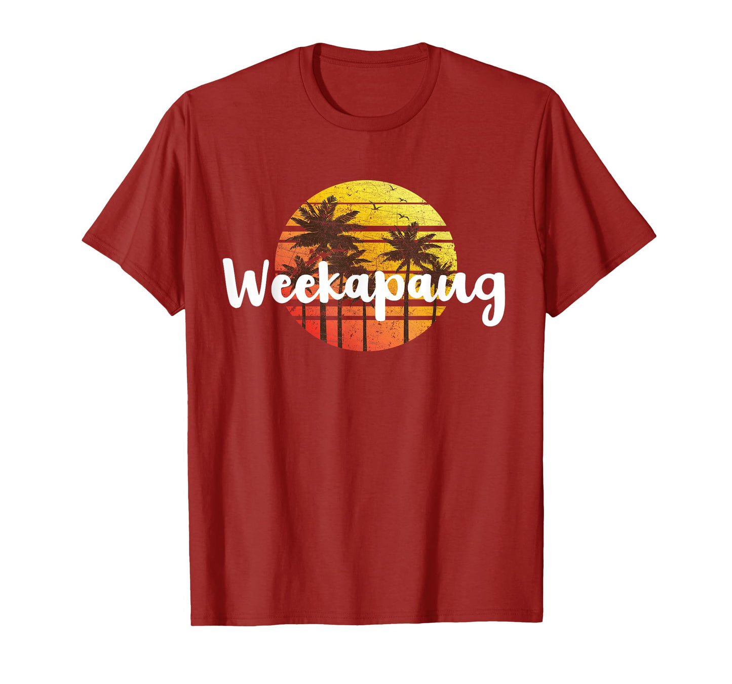 WEEKAPAUG Beach Sunset Vacation Souvenir Shirt T-Shirt for Men Women Kids