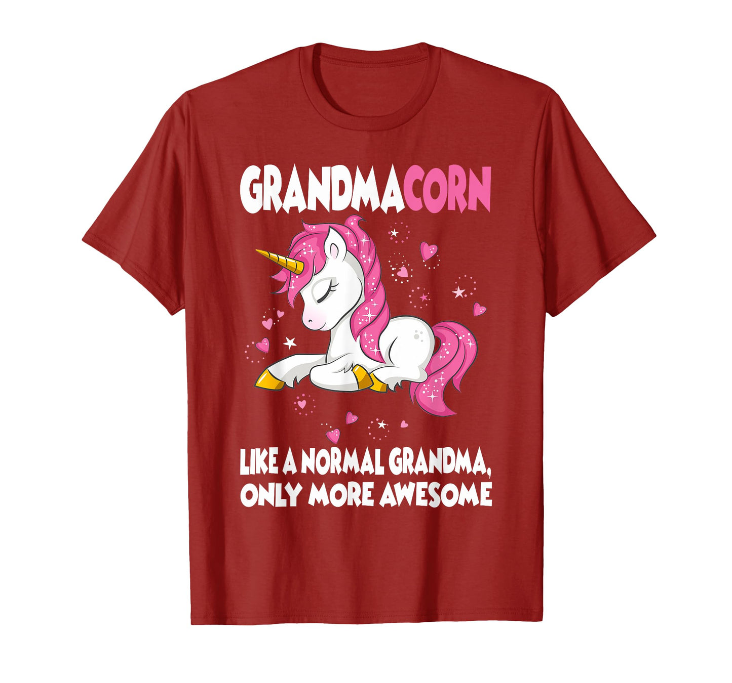 Grandmacorn TShirt Cute Unicorn Lover Mother Day Grandma T-Shirt