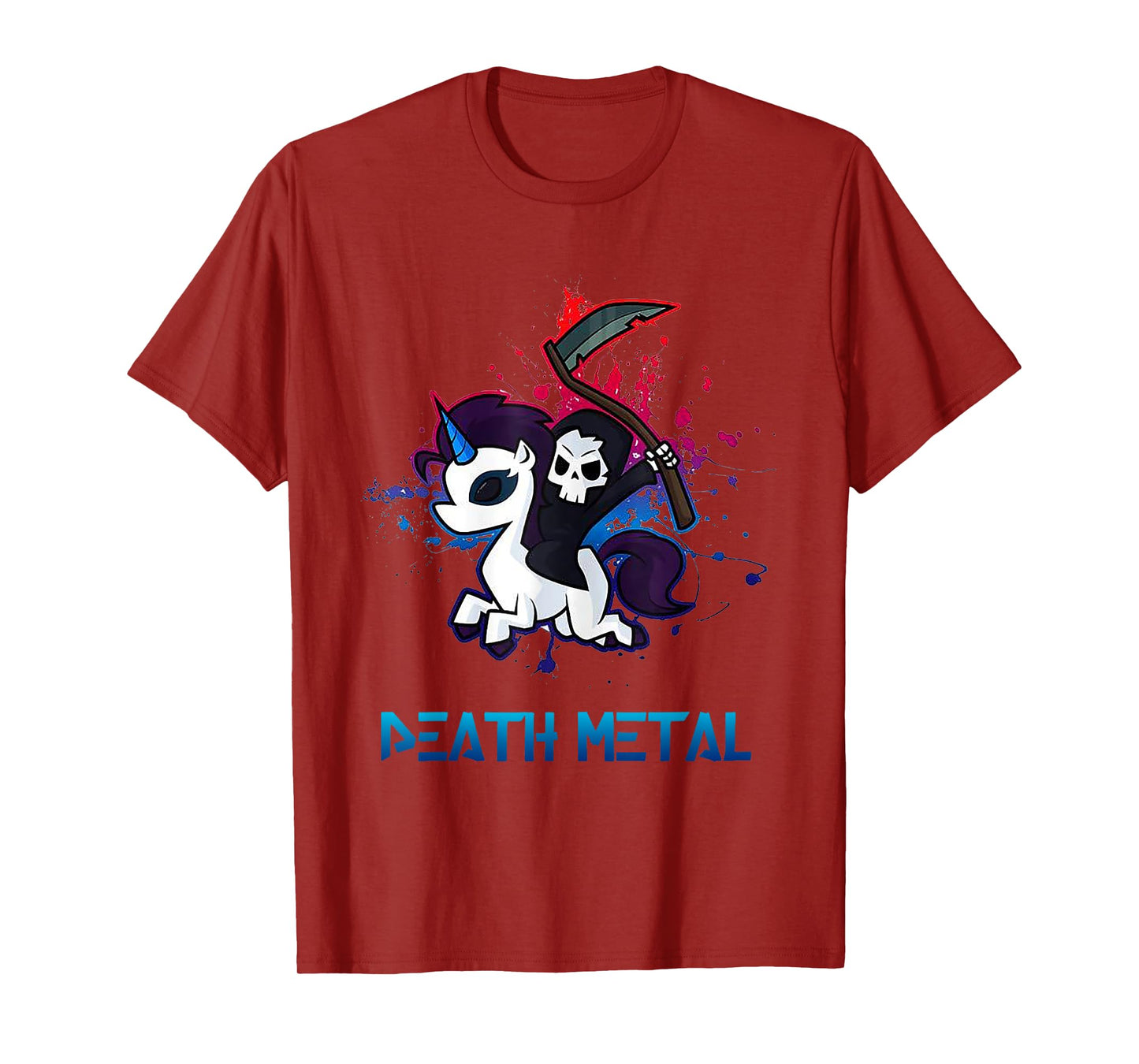Death Metal Death Riding Unicorn T-Shirt