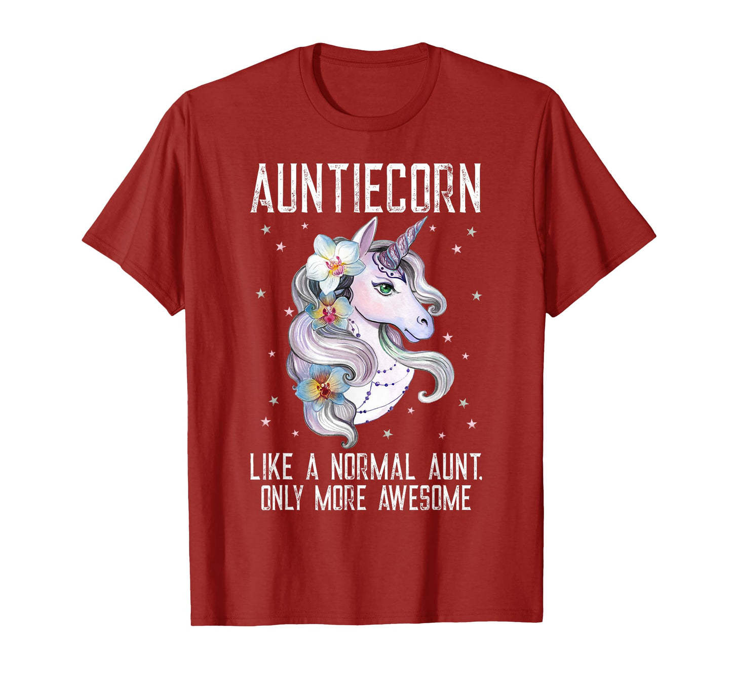 Auntiecorn TShirt Cute Unicorn Lover Mother Day Aunt T-Shirt