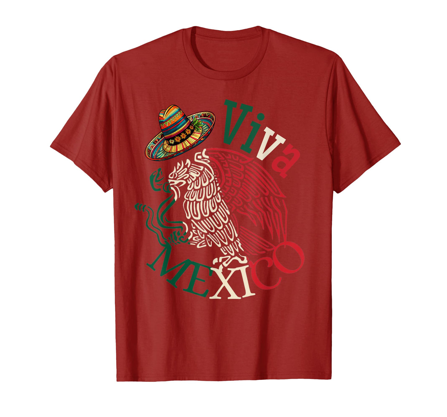 Mexican Independence Day Mexico Eagle Mexico Viva Mexico Women Kids Men T-Shirt