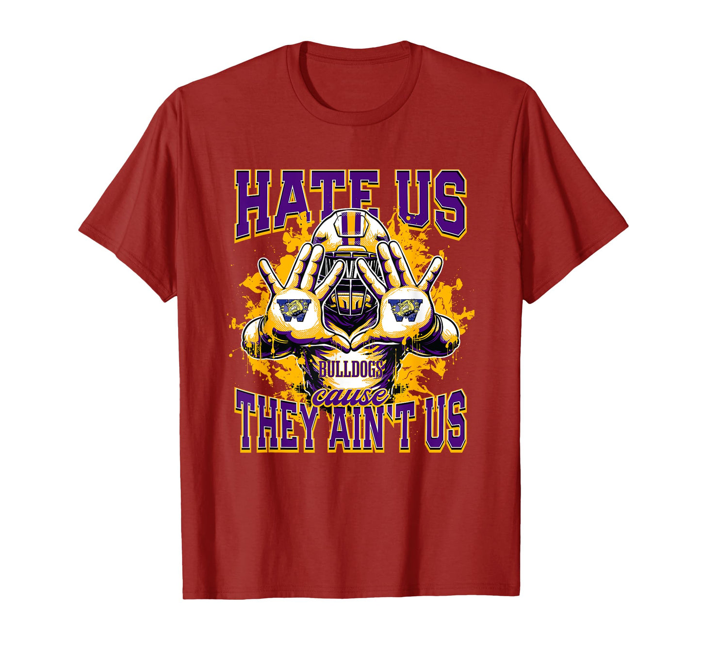 Wylie Bulldogs Logo Hate Us Cause They Ain't HS T-Shirt