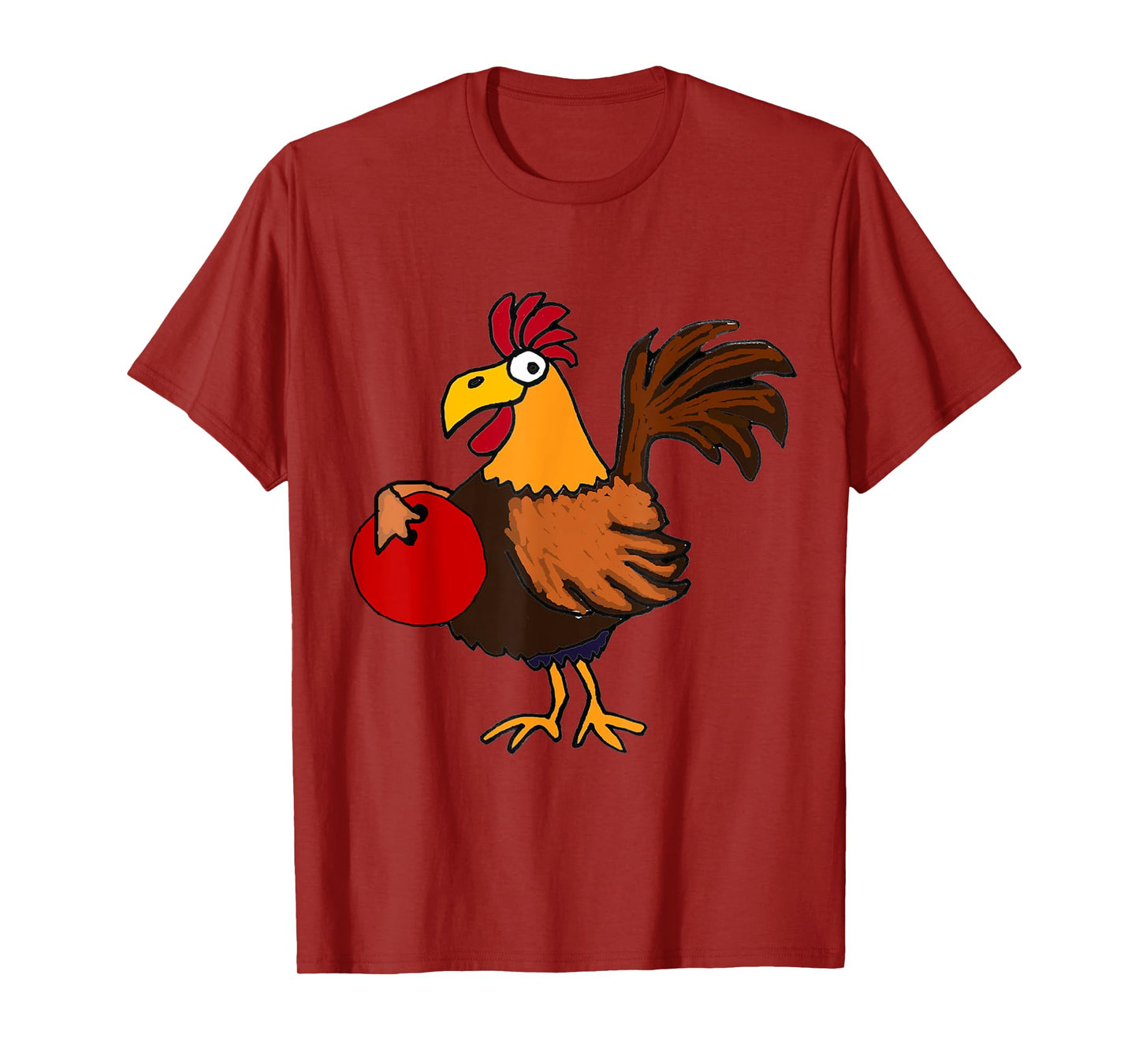 SmileteesSports Funny Rooster Bowling T-shirt T-Shirt