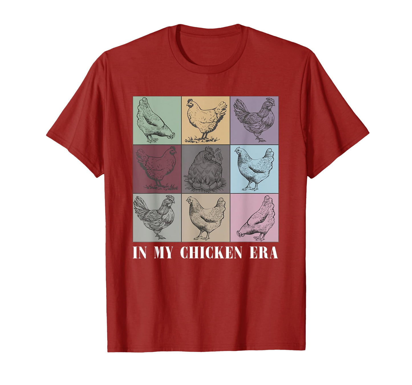 In My Chicken Era Chicken Lover Farm Animal Chicken Mom T-Shirt