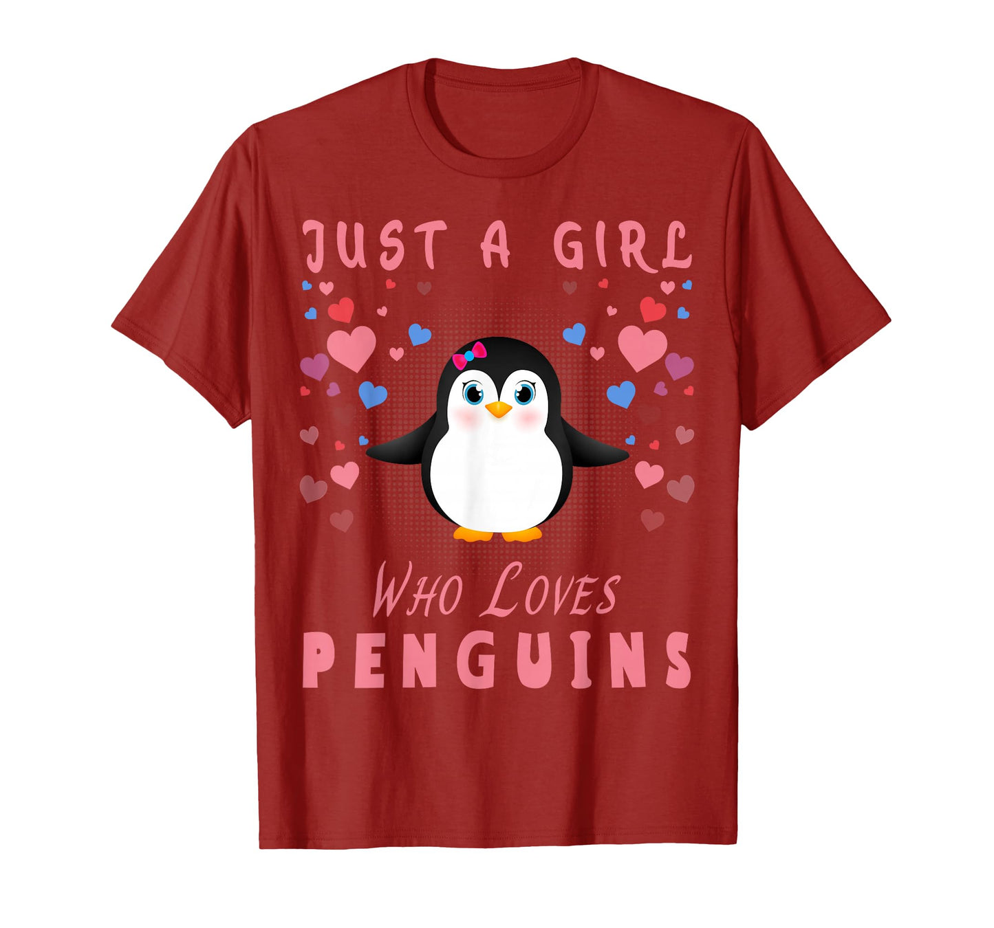 Just a Girl Who Loves Penguins T-Shirt