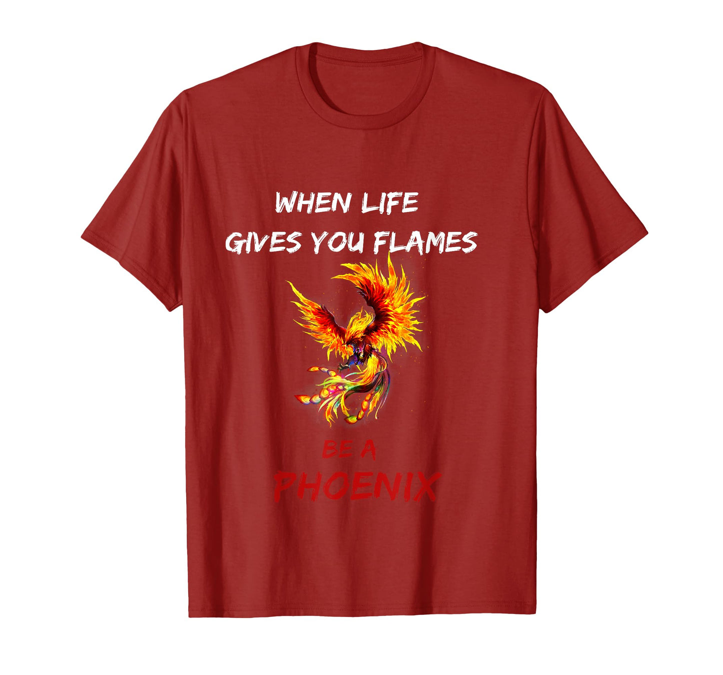Phoenix Rising Inspiration Motivation Quote Gift T-Shirt