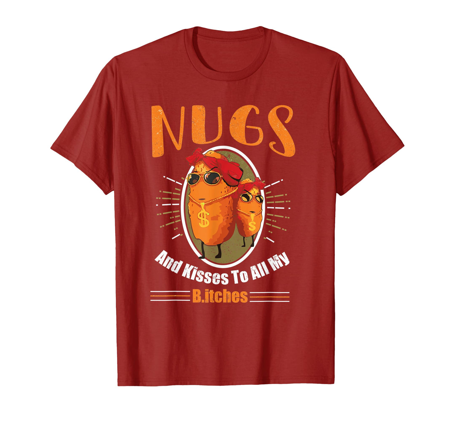 Vintage Nugs and Kisses to All my B Funny Retro T-Shirt