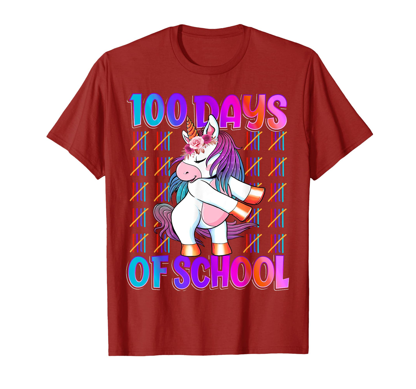 100 Magical Day of School And Still Awesome 100 Days Smarter Unicorn Kids School Shirt Black Unisex Kids T-Shirt Small