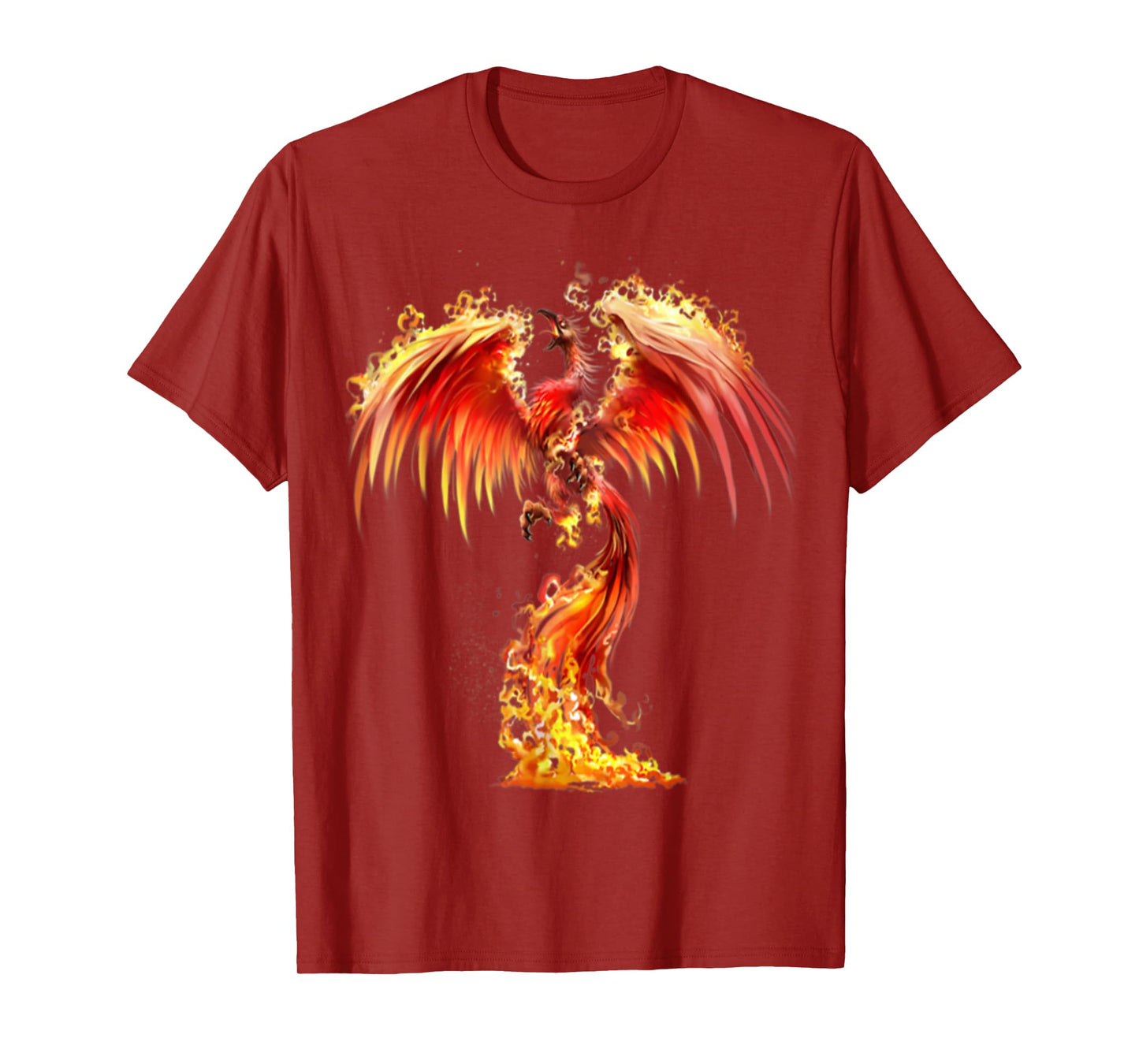 Rising Phoenix Fire Fenix Inspirational Fantasy Gift T-Shirt