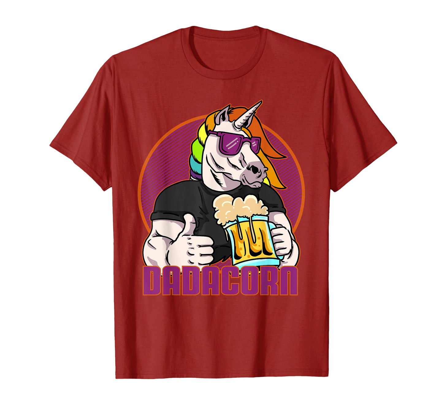 Daddycorn Father & Father's Day Gift Unicorn Dad T-Shirt