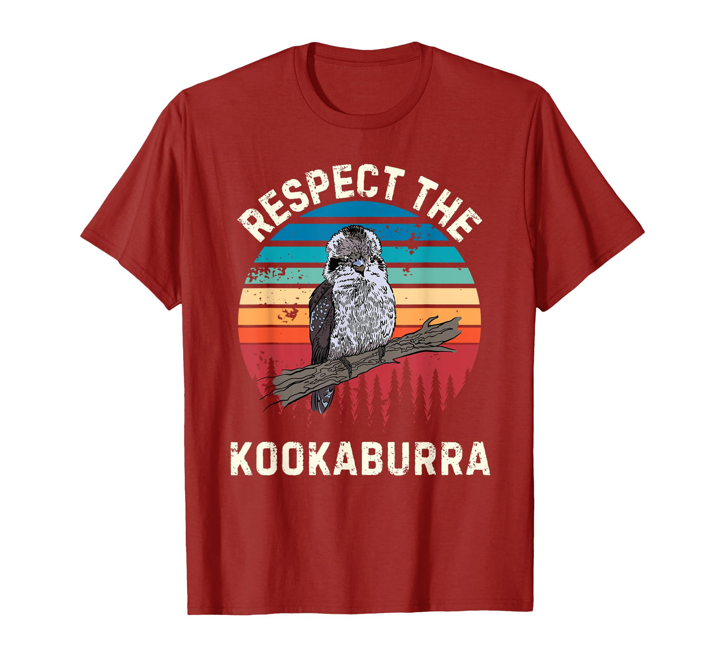 Retro Respect The Kookaburra Bird Vintage Kookaburra Lover T-Shirt
