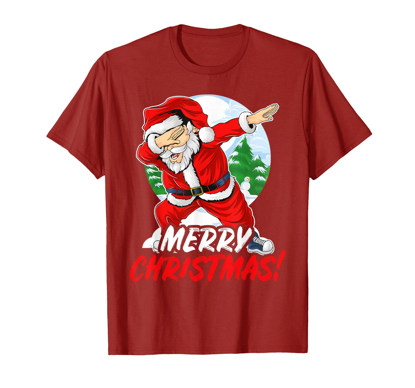Unicorn Santa Claus Dab Christmas T-Shirt