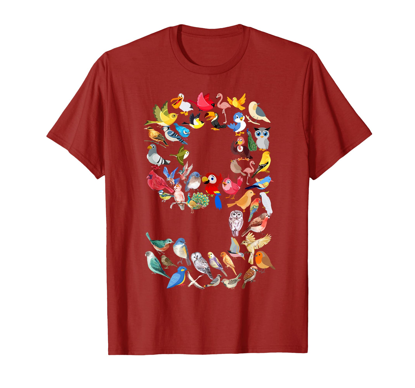 Kids 9th Birthday Birds Themed 9 Year Old Boys Bird Lover T-Shirt