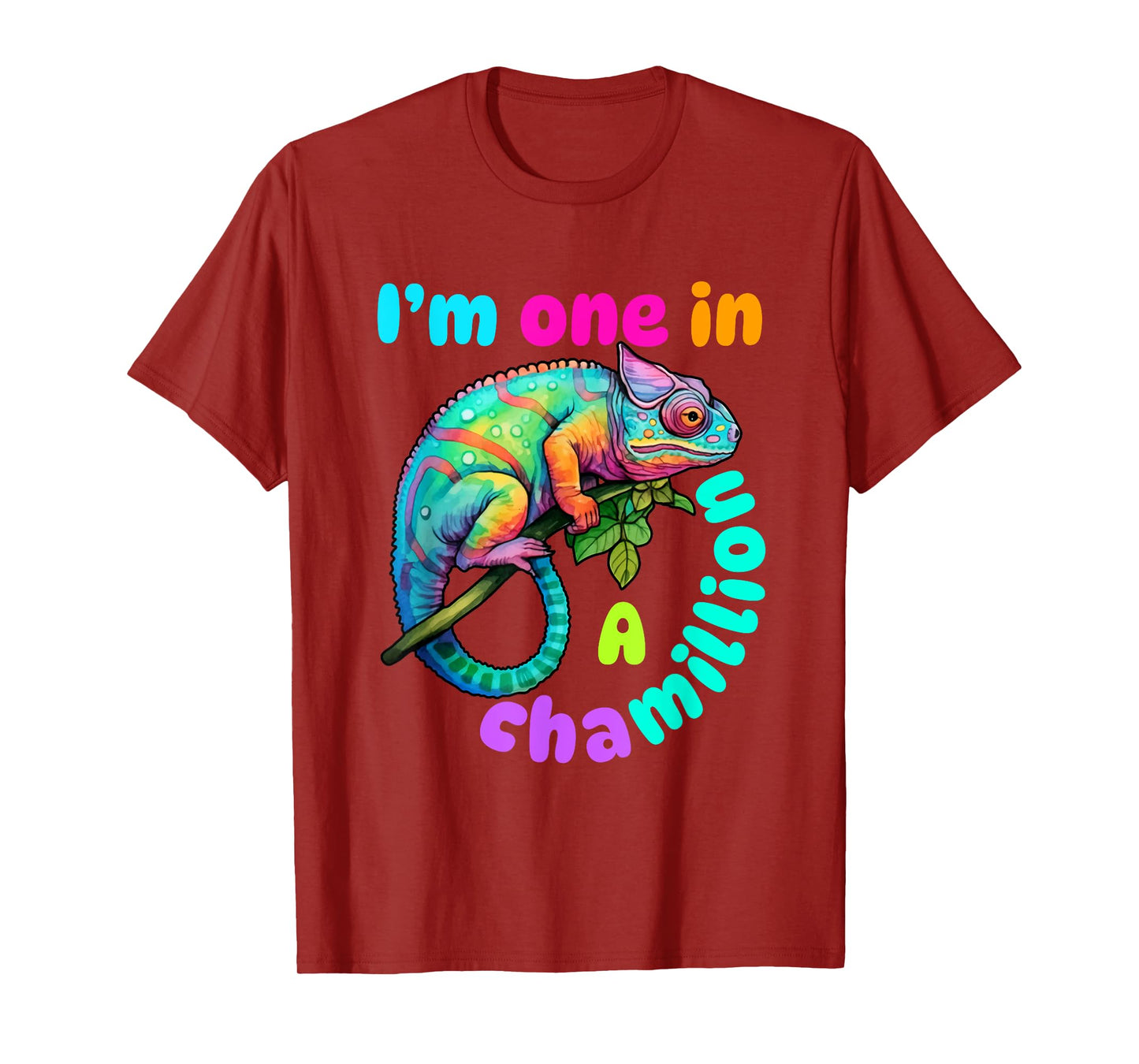 Chameleon Cute Lizard Saying Pun Kids Boys Toddlers T-Shirt