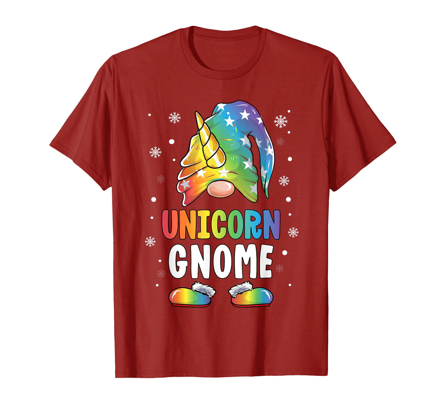 Gnome Unicorn Shirt Family Matching Group Christmas Girls T-Shirt