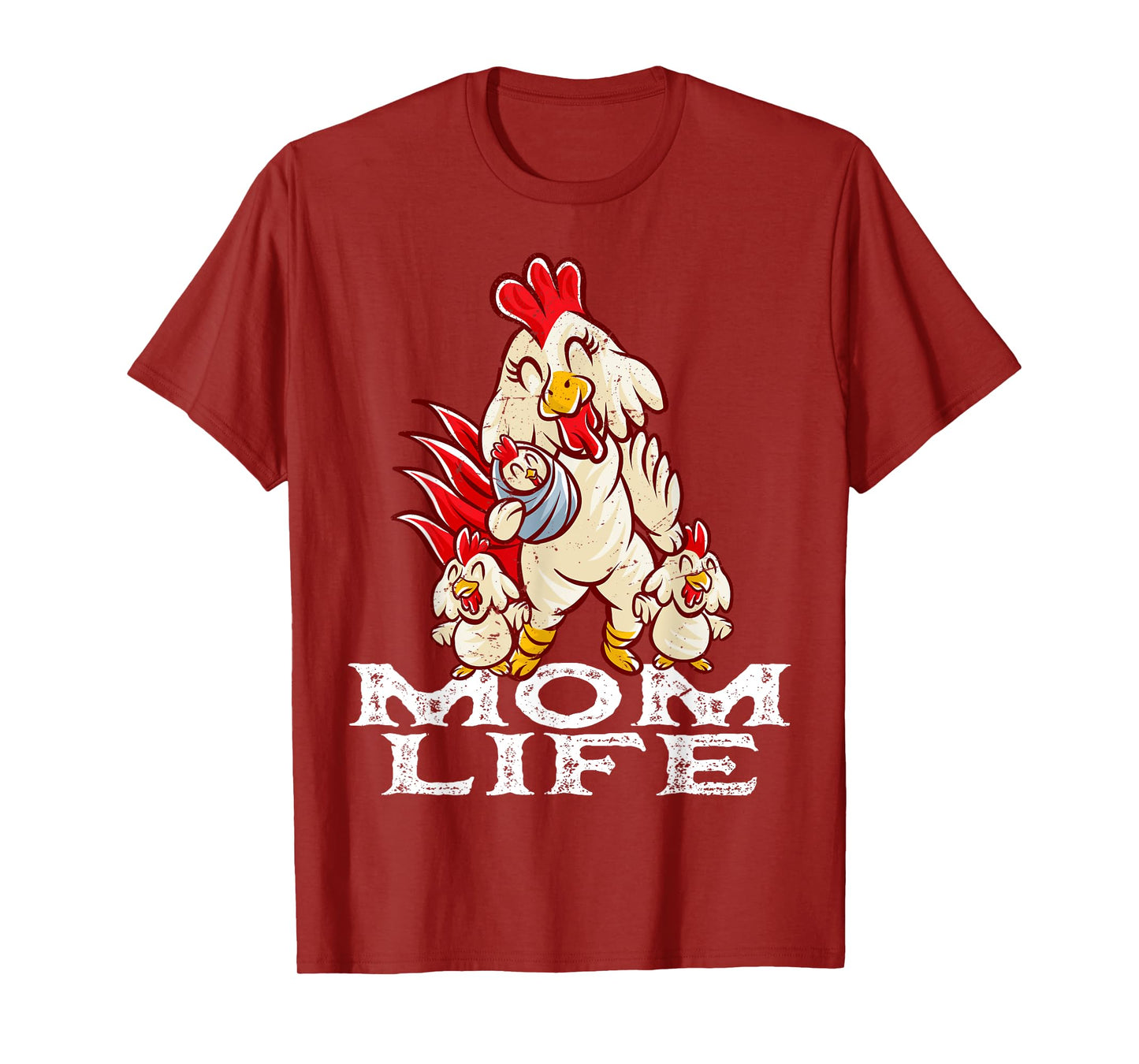 Chicken Mom Life Best Mum Mother Mother's Day Hen Mami T-Shirt