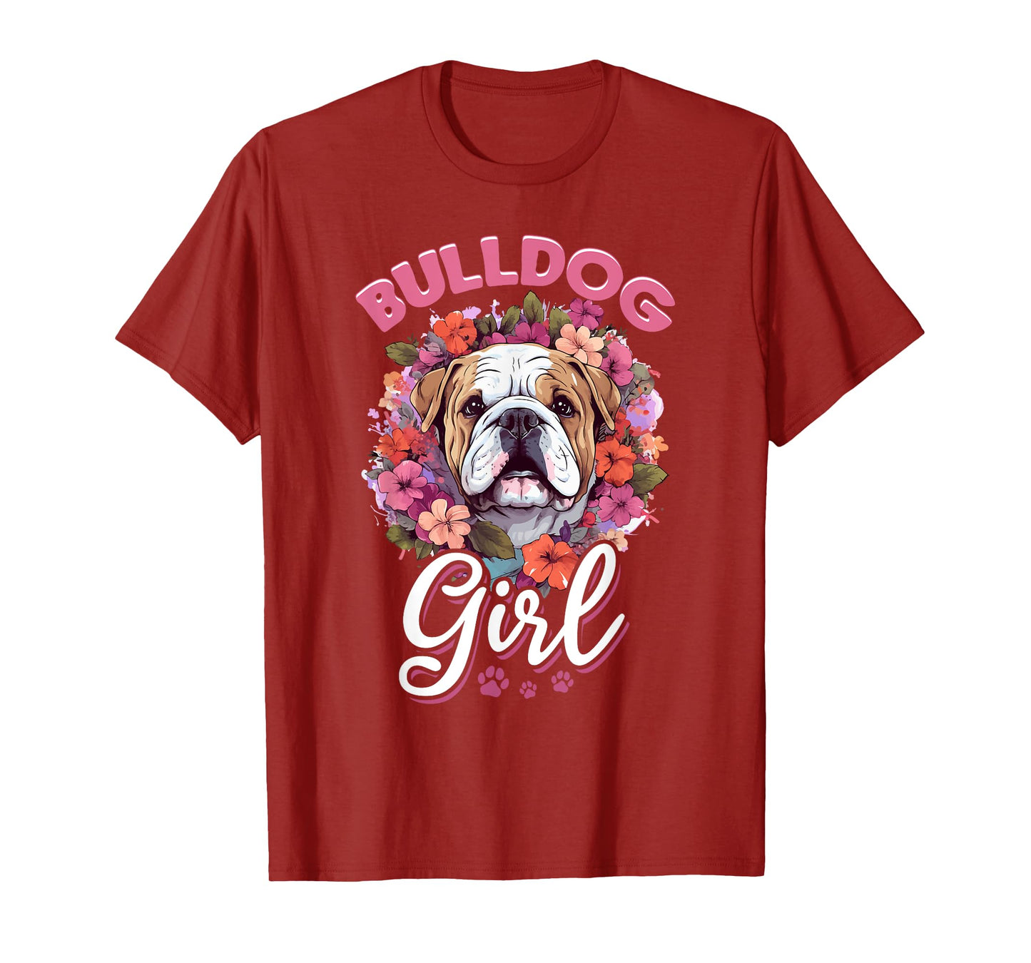British English Bulldog lover - Bulldog Girl T-Shirt
