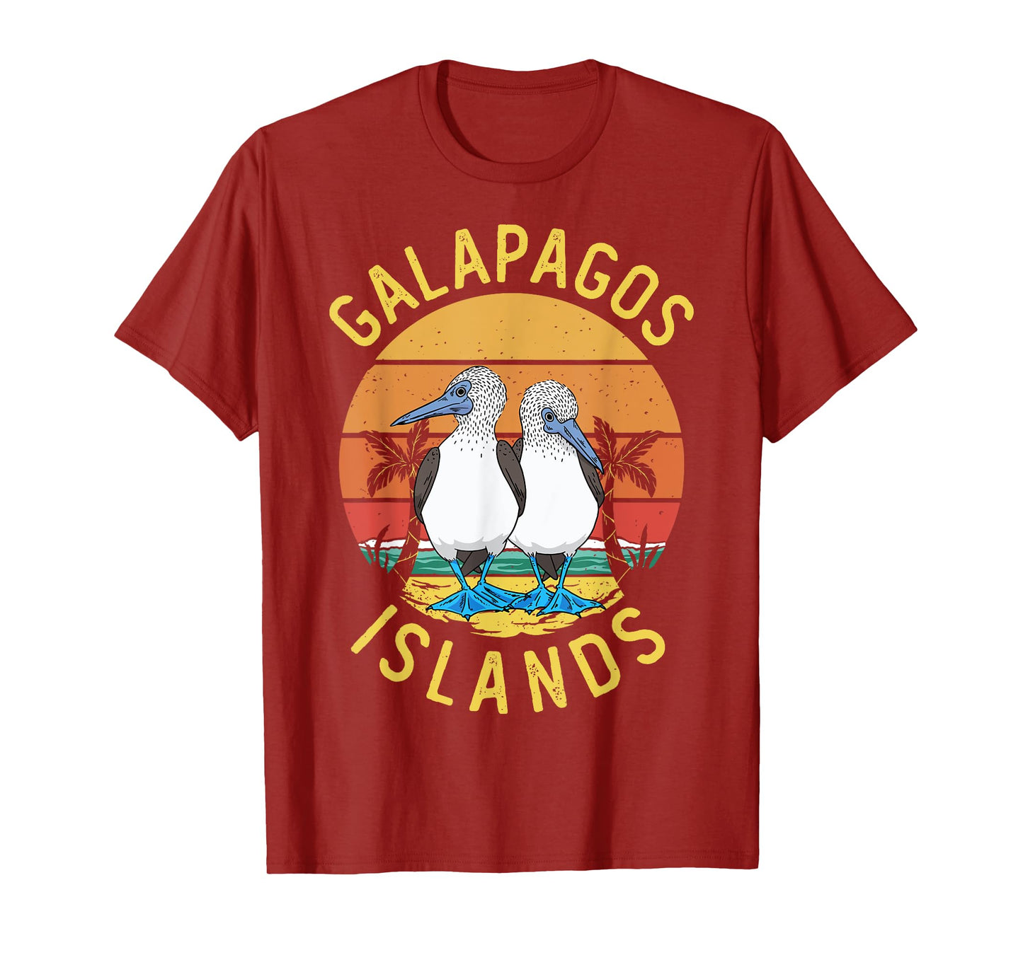 Seabirds Blue-footed Booby Bird Galapagos Island T-Shirt