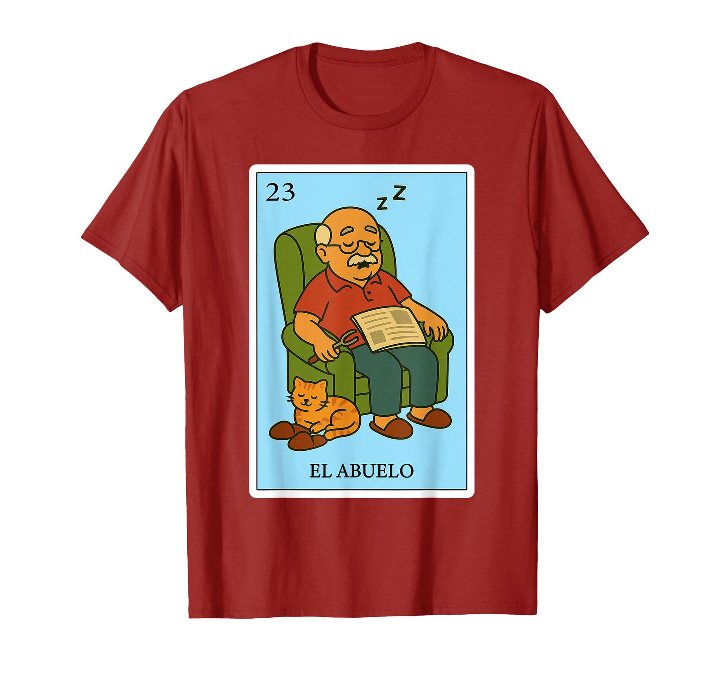El Abuelo Dormilón | Spanish-Mexican Bingo Gifts for Abuela T-Shirt
