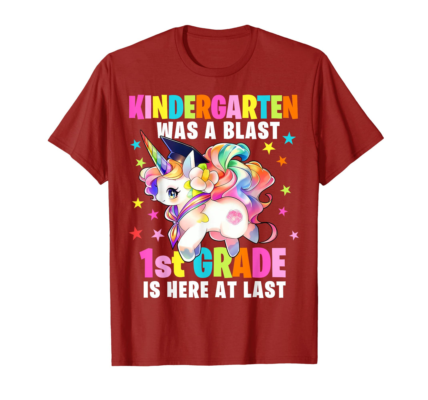 Kindergarten Graduation Unicorn Kindergarten Graduate Girls T-Shirt