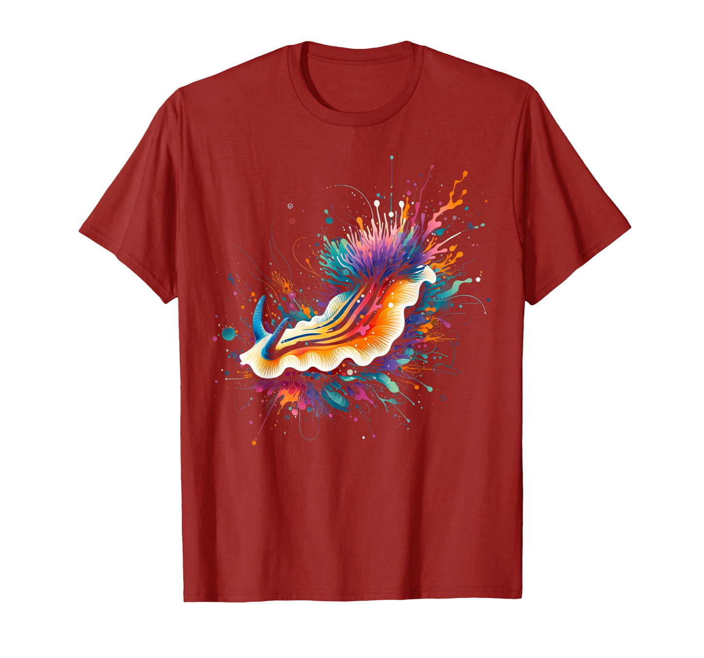 Nudibranch Minimalist and Vibrant Style Christmas Birthday T-Shirt