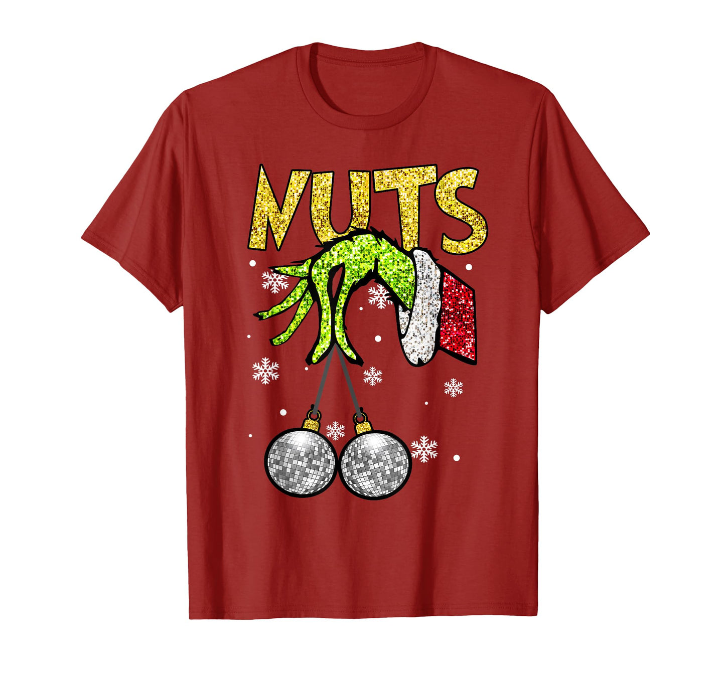 Chest Nuts Matching Chestnuts Funny Christmas Couples Men T-Shirt