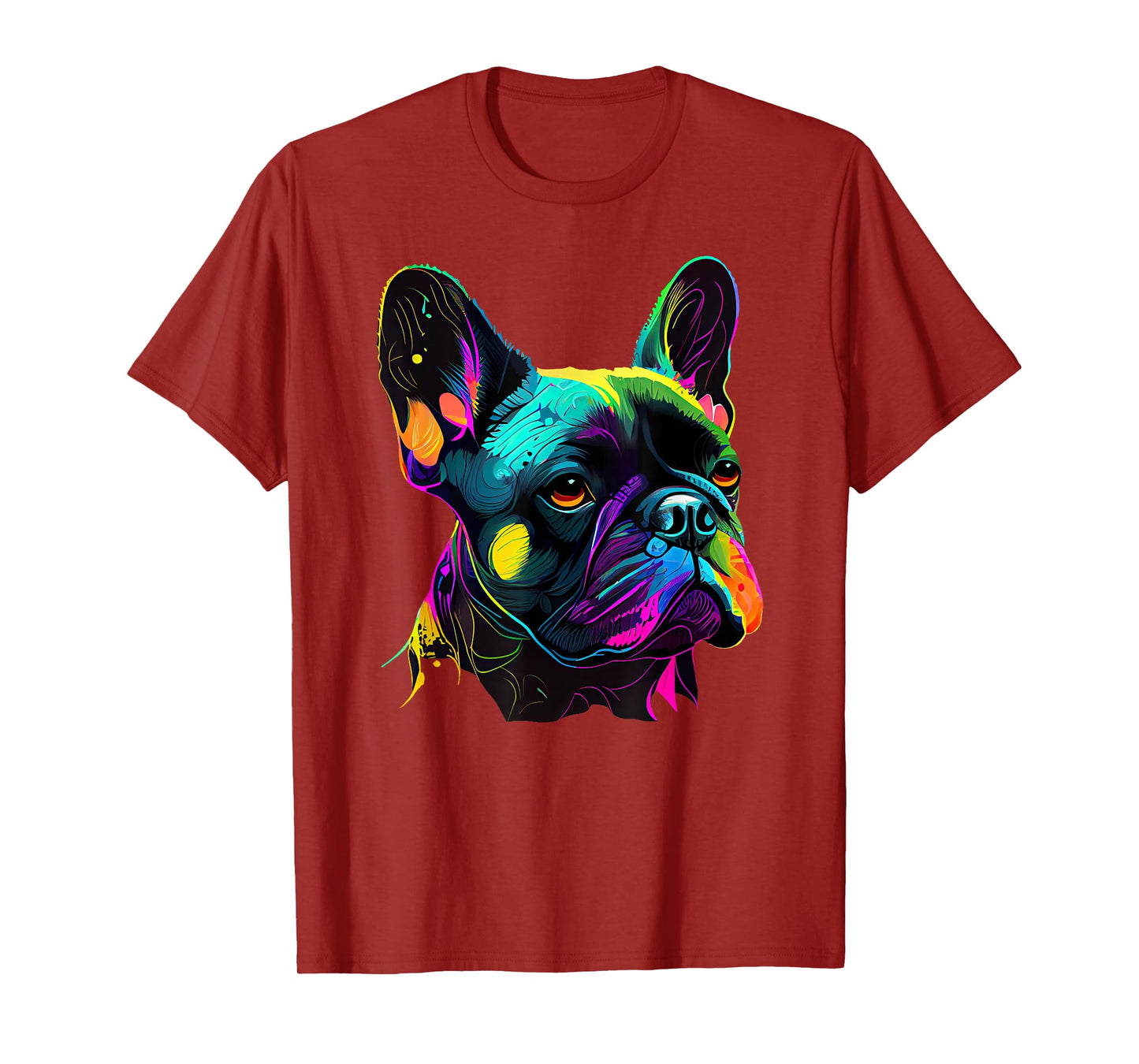 French Bulldog Pop Art Design Cute French Bulldog Lovers Men Women Girls Kids T-Shirt