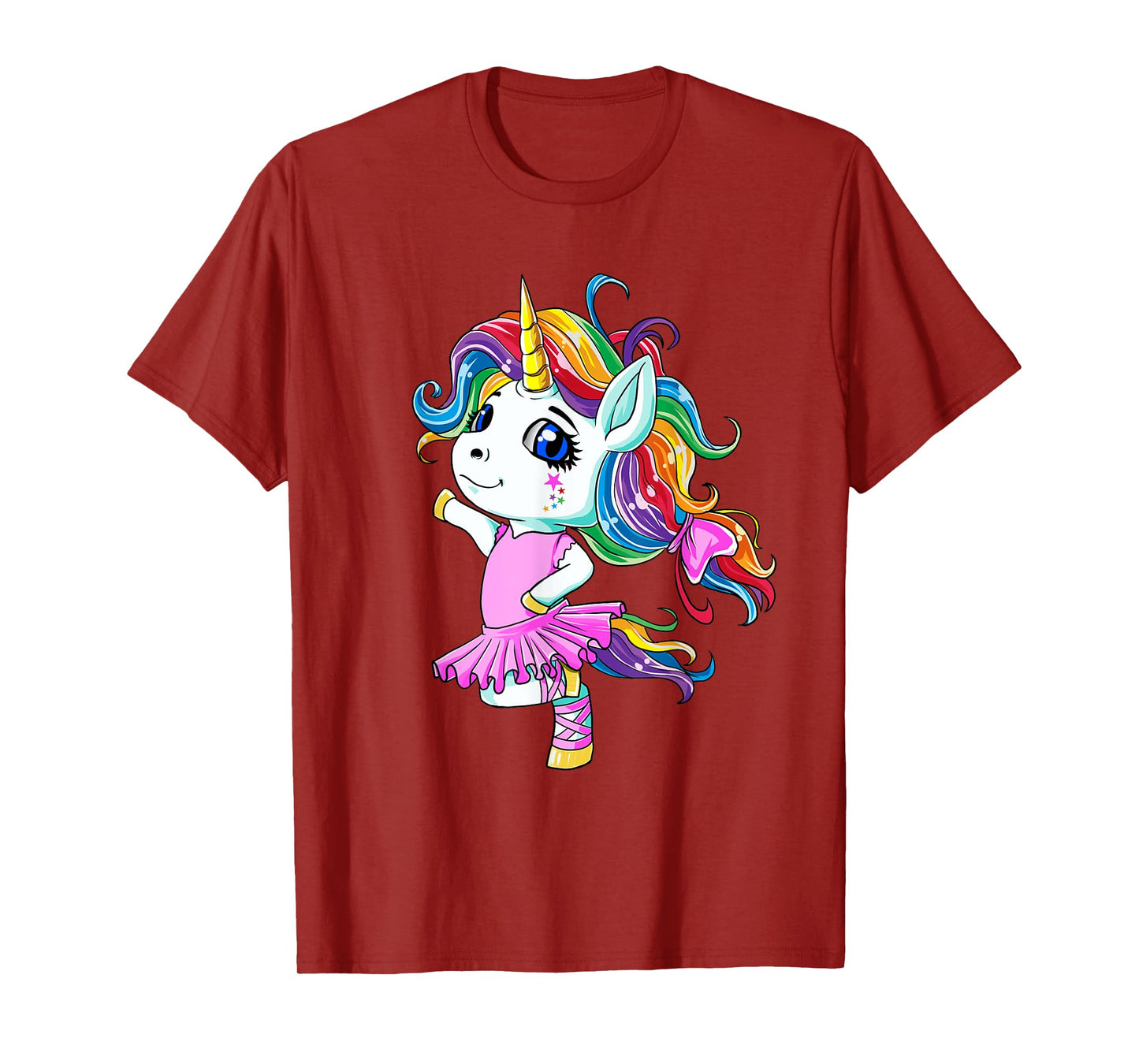 Rainbow Ballet Dancer Unicorn T-Shirt