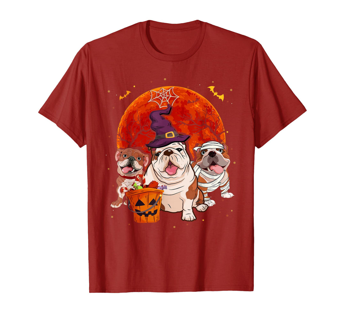 Funny English Bulldog Halloween Costume Dog Lover Gift T-Shirt