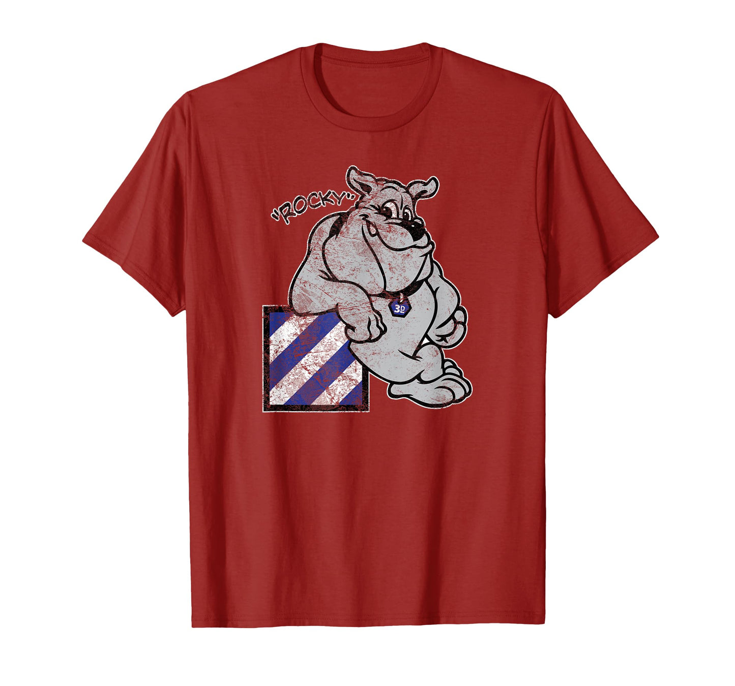 American Marauder: 3rd Infantry Division Rocky the Bulldog Men Women Kids T-Shirt