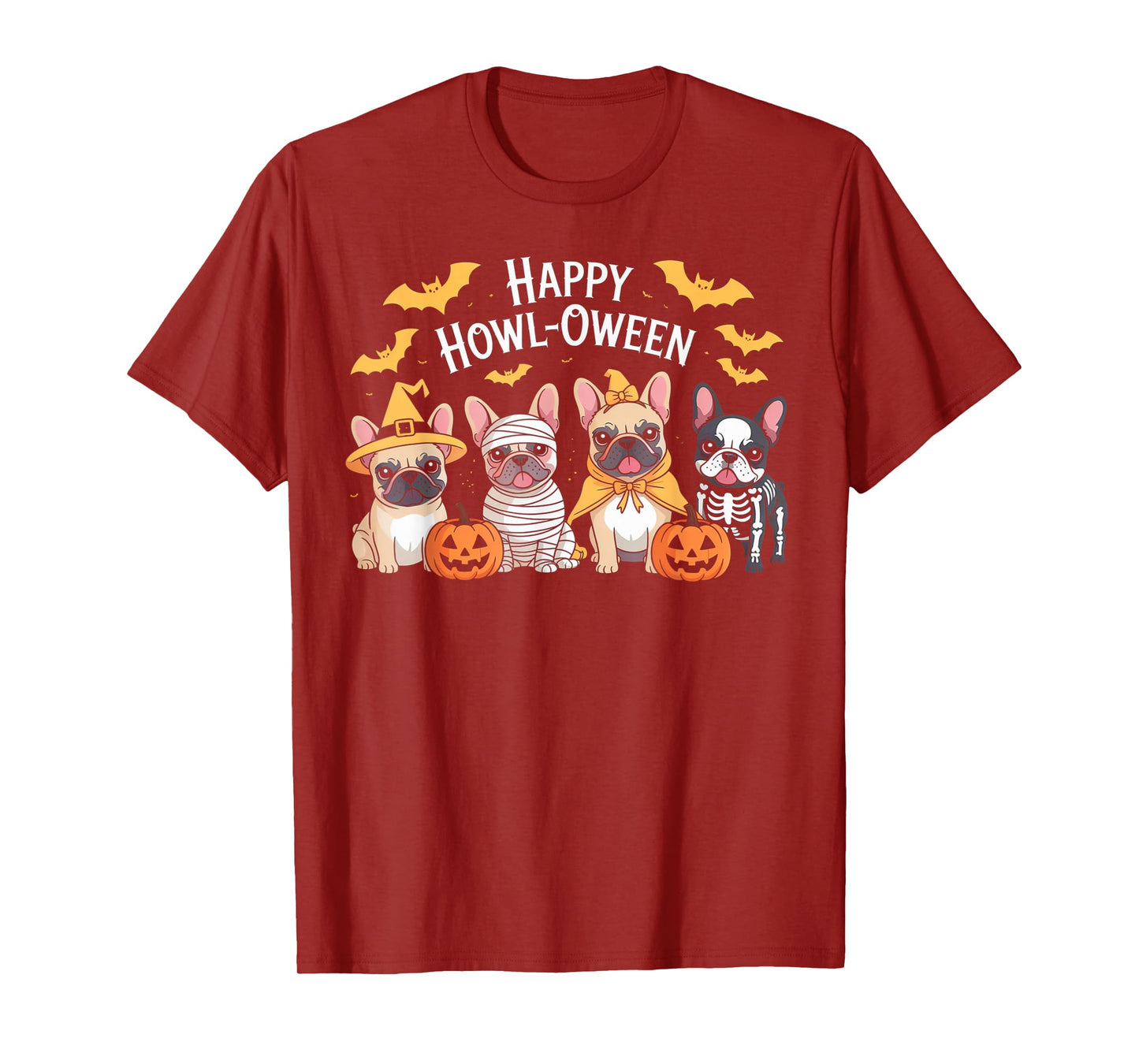 Mummy French Bulldog Halloween T-Shirt