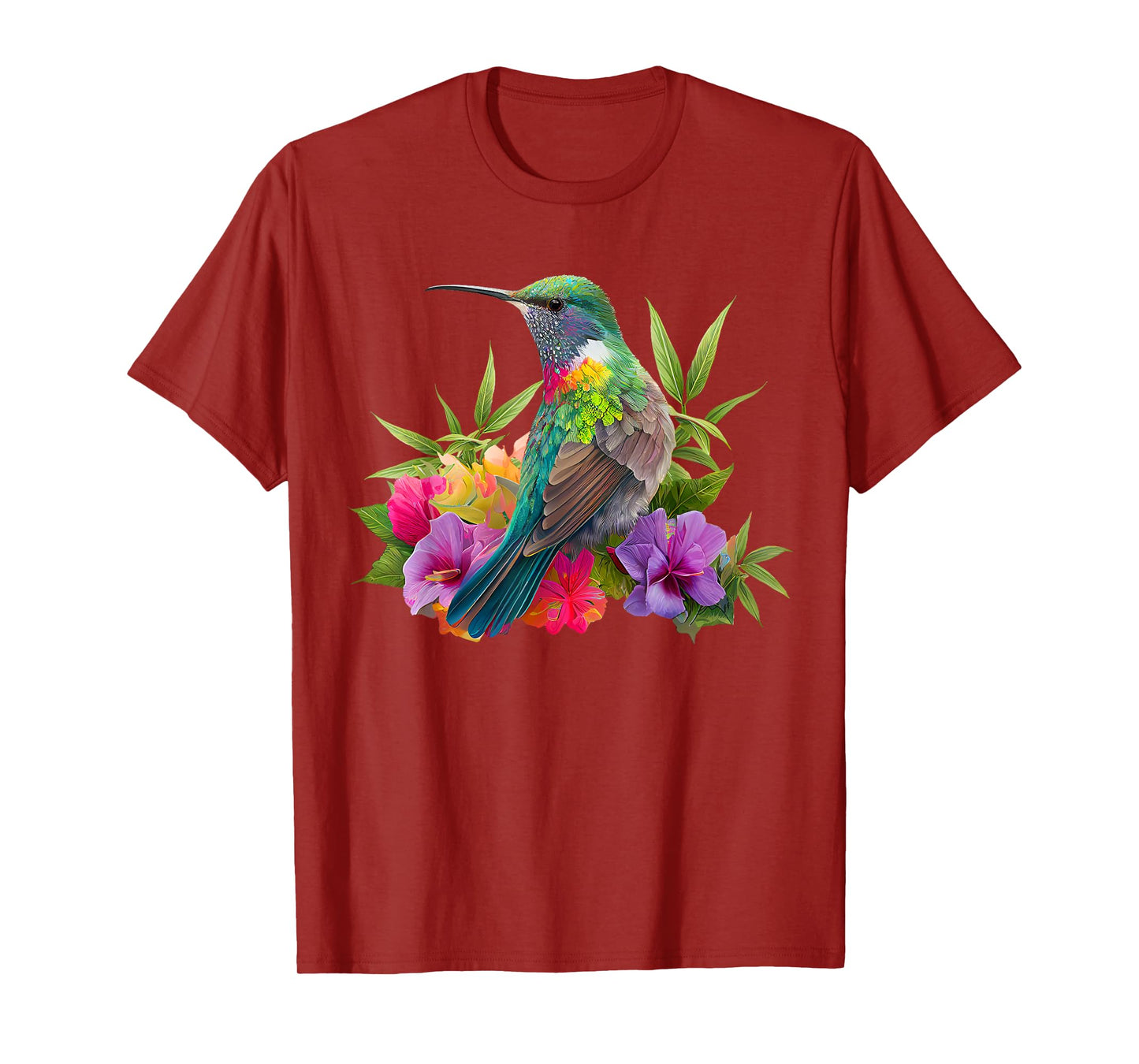 Hummingbird Backyard Birdwatching Birdwatchers Birder Design T-Shirt