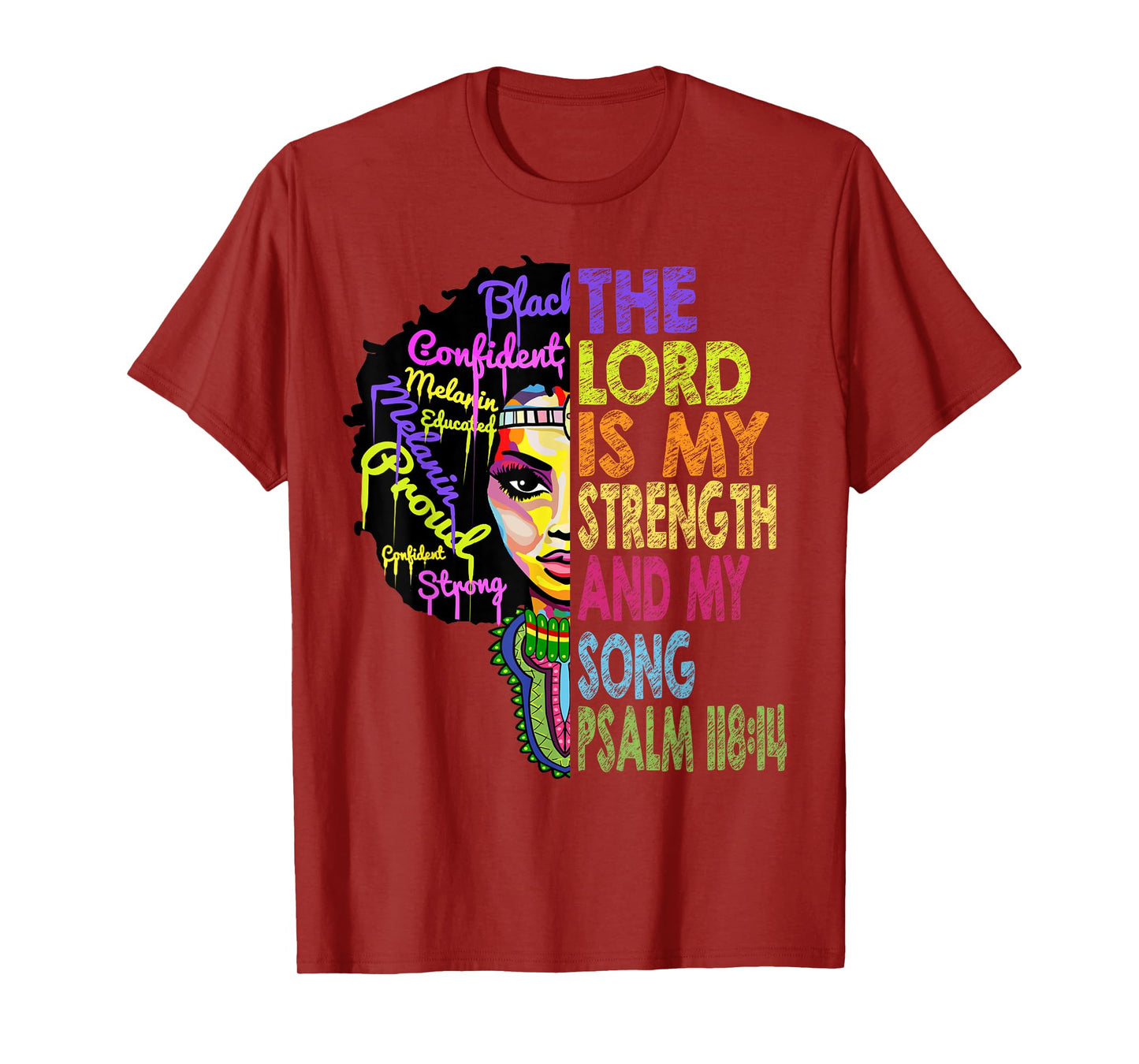 The Lord is My Strength and My Song African Christian Gifts T-Shirt