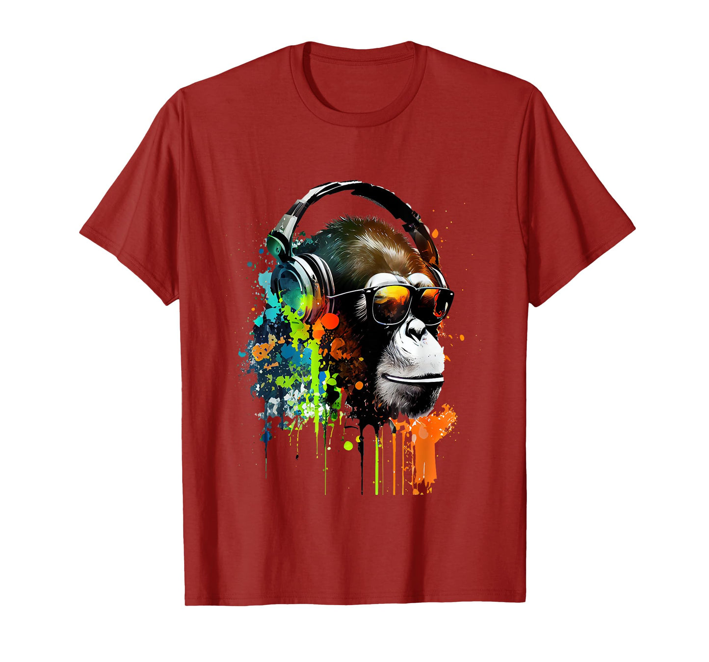 DJ Monkey monkey with sunglasses T-Shirt