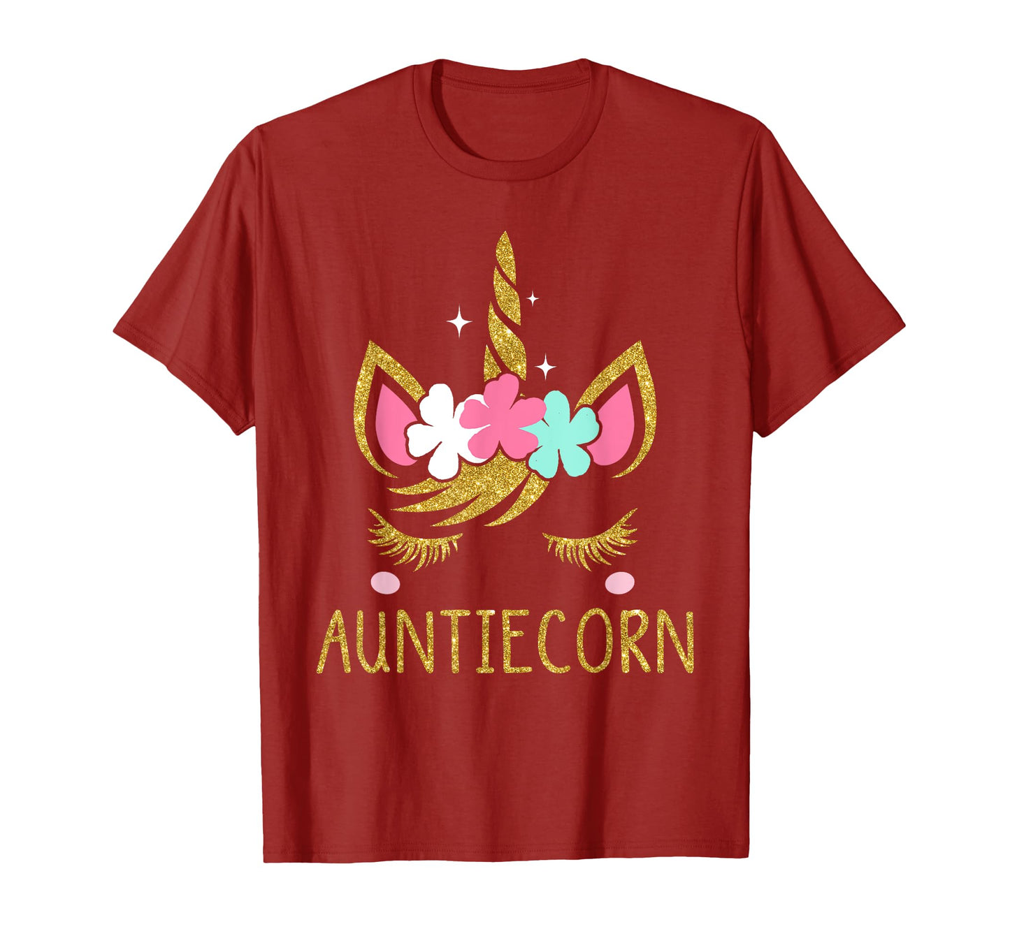 Auntiecorn Unicorn Auntie T-Shirt T-Shirt