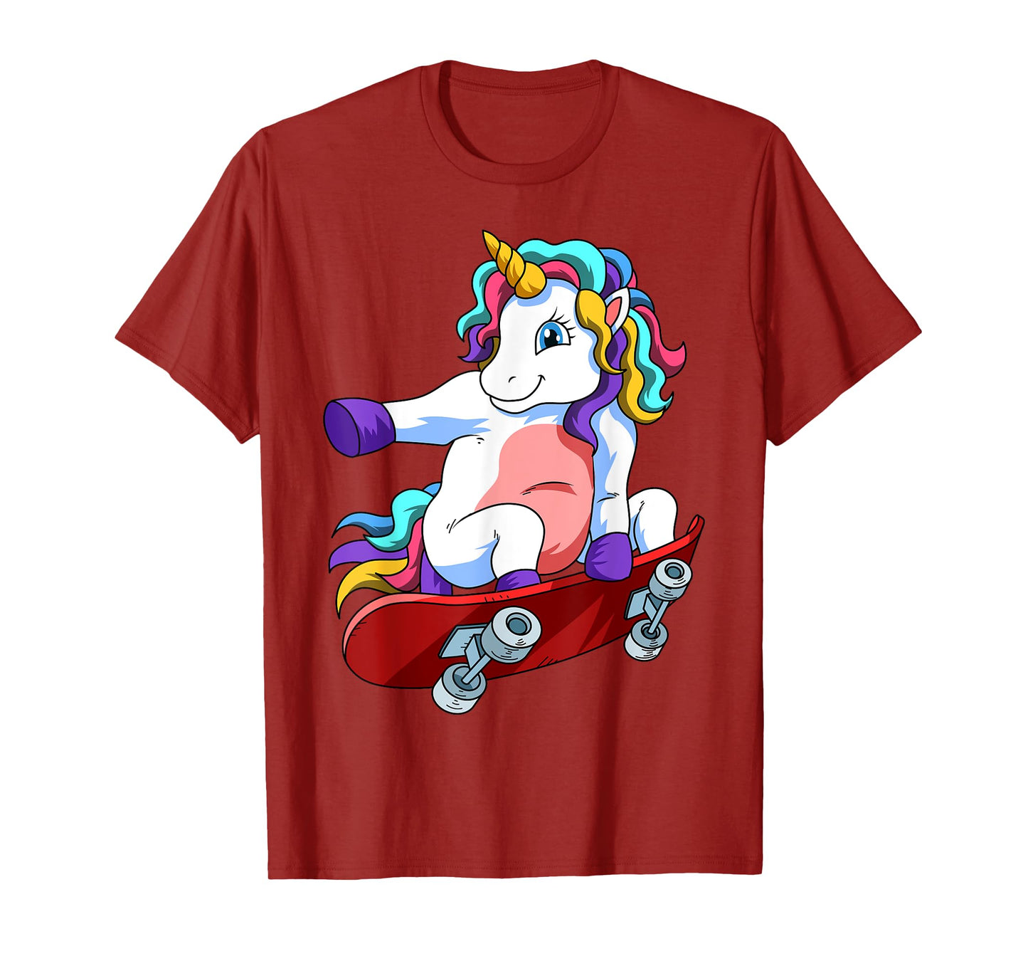 Skateboard Unicorn Lover Skateboarder Skateboarding Skate T-Shirt