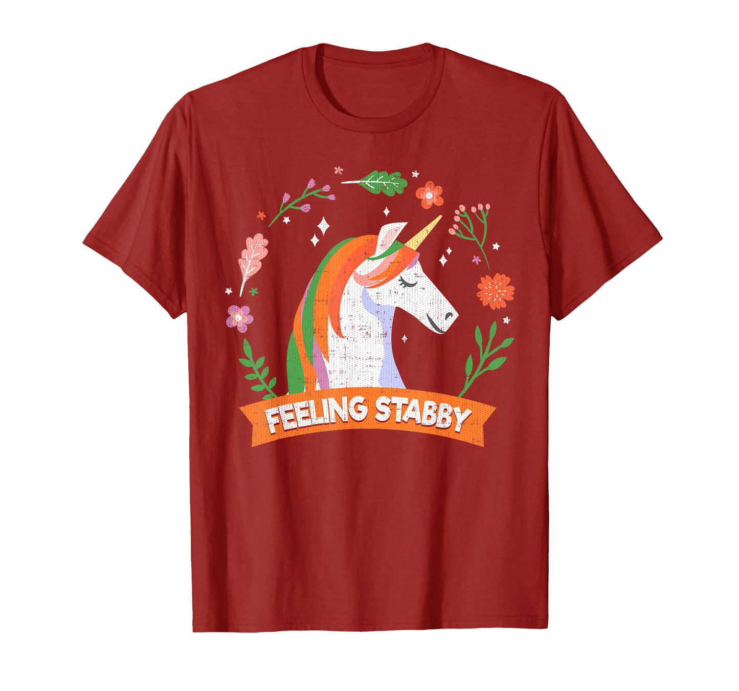 Feeling Stabby the unicorn Tee shirt T-shirt T-Shirt