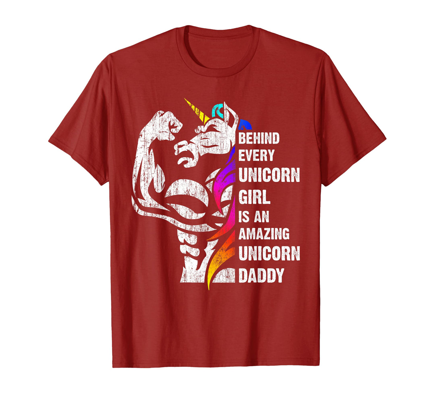 Unicorn Dad Dadacorn Dadicorn Daddycorn Inspirational Quote T-Shirt