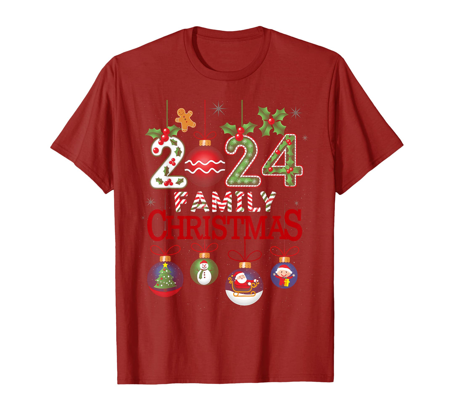 Family Christmas 2024 Matching Family Christmas Xmas Squad T-Shirt