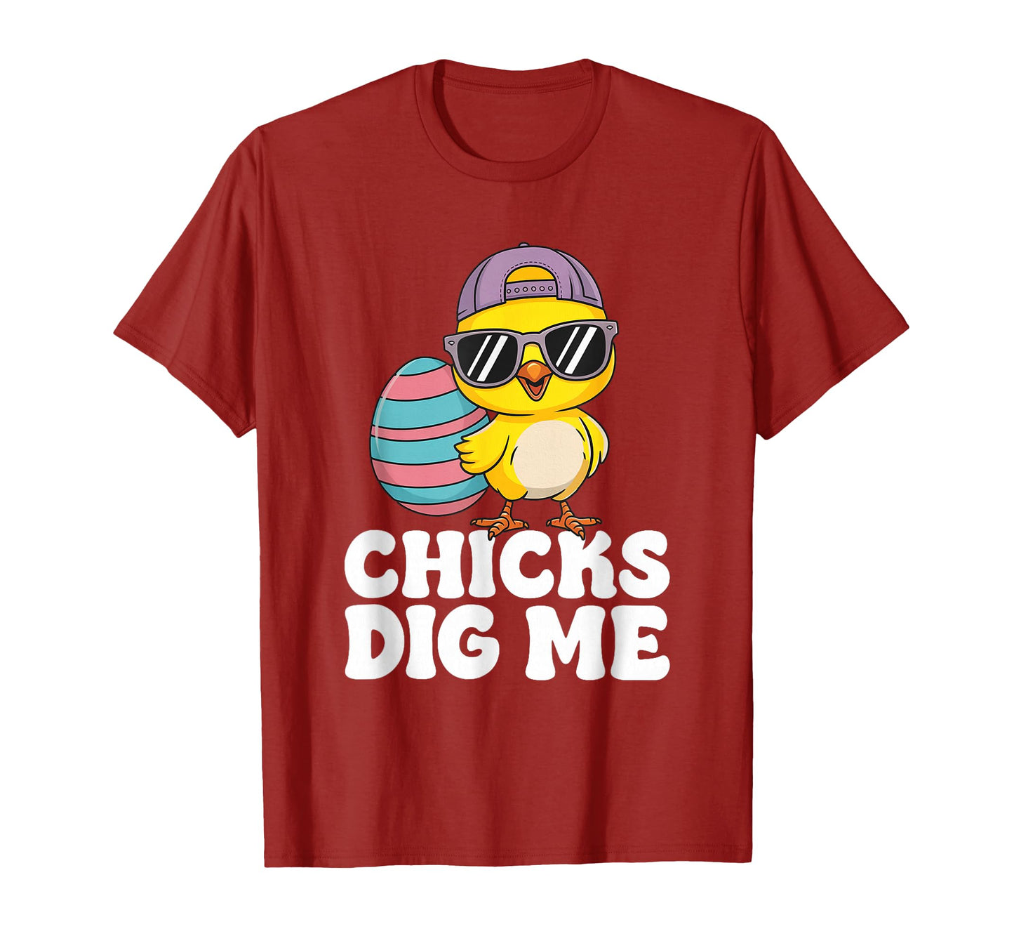 Chicks Dig Me Easter Toddler Boys Men Easter Funny 2025 T-Shirt