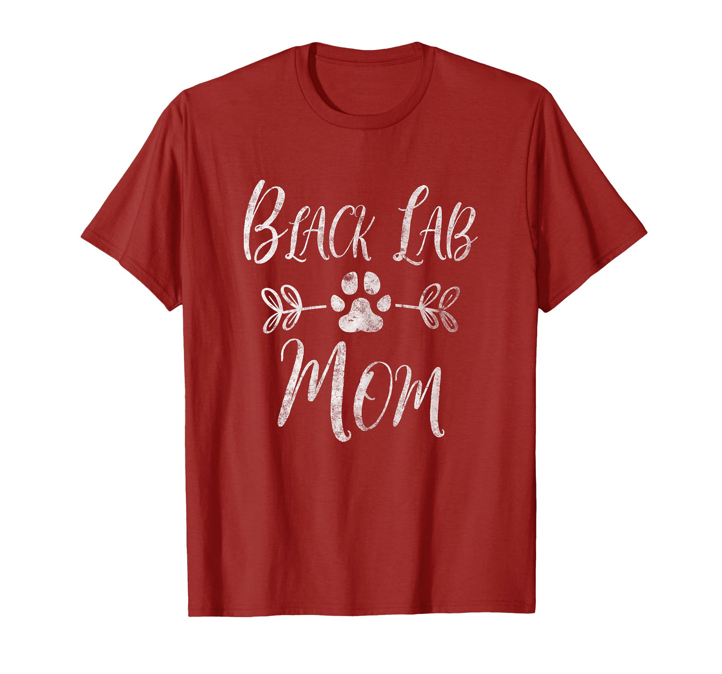 Black Lab Mom Shirt Labrador Retriever Lover Funny Dog Mom Women T-Shirt