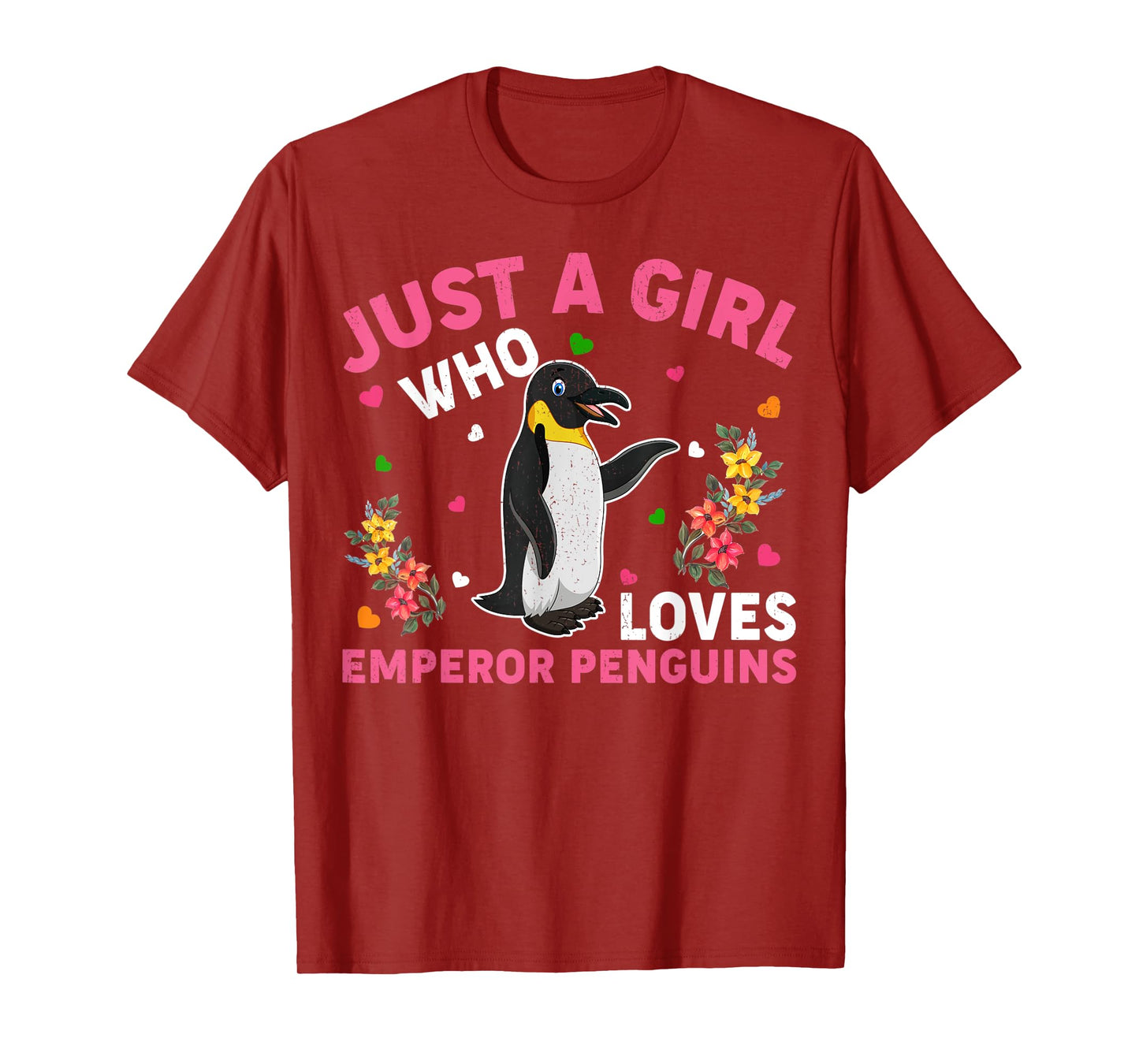 Emperor Penguin Lover Just A Girl Who Loves Emperor Penguins T-Shirt