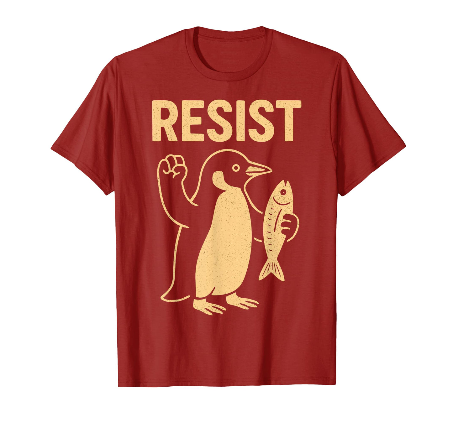 Penguin Resist Penguins Protest Against Tariffs T-Shirt